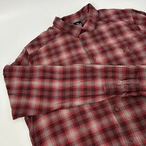 Under Armour Tradesman Flex Flannel Shirt Men XXL Red Plaid Snap Button Up